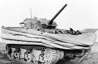 Sherman DD tank. IWM Photo.